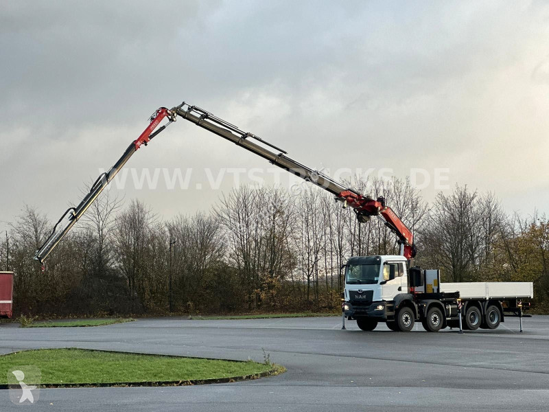 Грузовик MAN 35.470 8x4 Pritsche + FASSI F345RB...