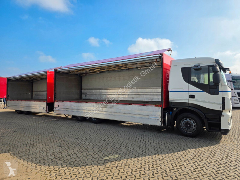شاحنة مقطورة Iveco 420 / Ladebordwand /...