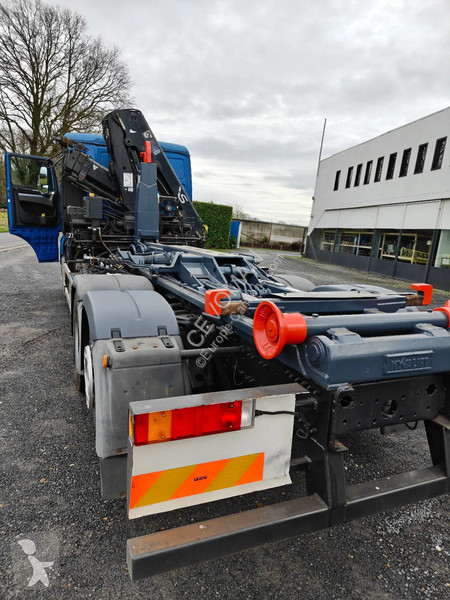 شاحنة MAN 26.400 Container Hyvalift Crane HIAB 144