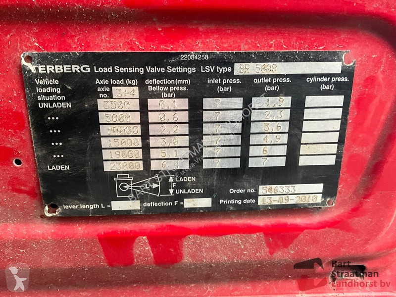 Lastbil Terberg FM2000-T 8X8 met 18m3 kipper en...