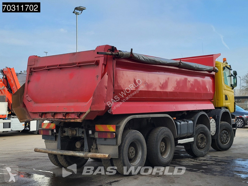 شاحنة Scania 420  8X6 8x6 18m3 KH Kipper Steel...