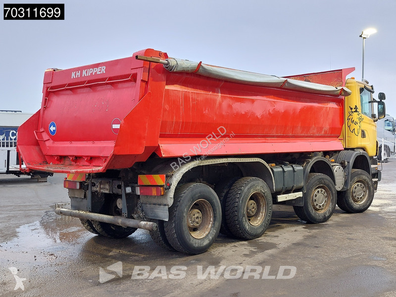 شاحنة Scania 420  8X6 8x6 18m3 KH tipper Steel...