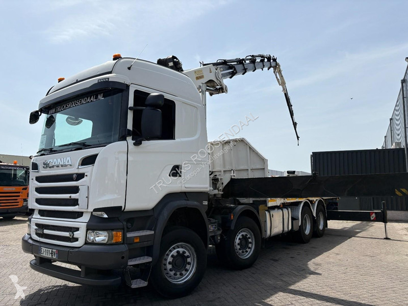 شاحنة Scania R 520 V8 + PAFINGER 72002 6X + JIB...