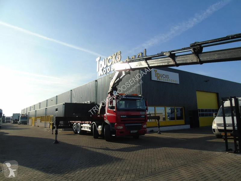 شاحنة DAF 85510 + FASSI 80TON 6x + 8X2 + EURO 5...