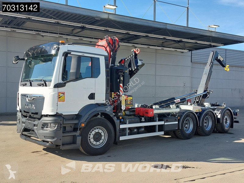شاحنة MAN 35.480  8X4 NEW! FASSI F275A Crane +...