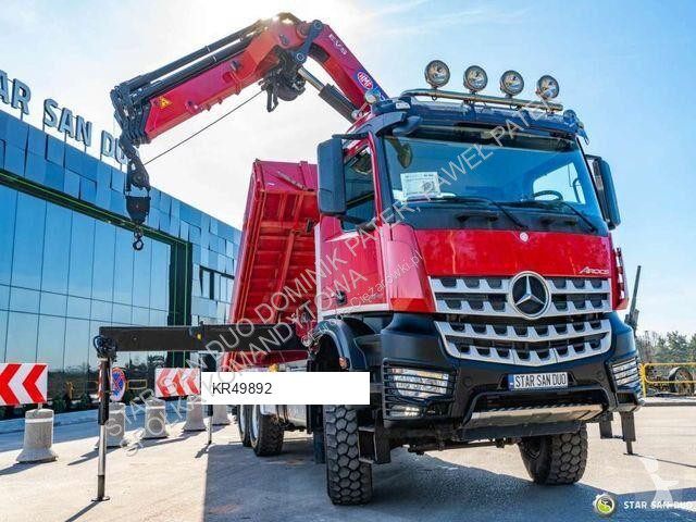 شاحنة Mercedes AROCS 3345 6x6 HMF 3220 Winch...