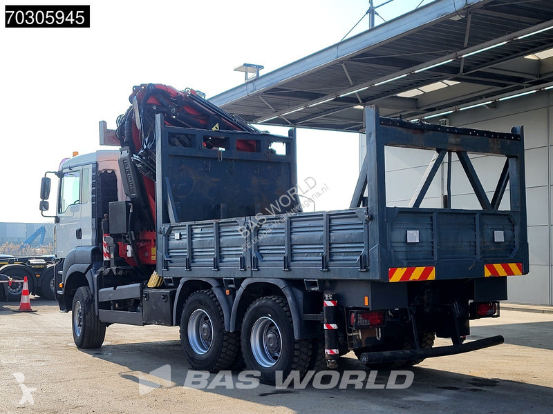 شاحنة MAN 33.350  6X6 Fassi F600 Crane Kran +...