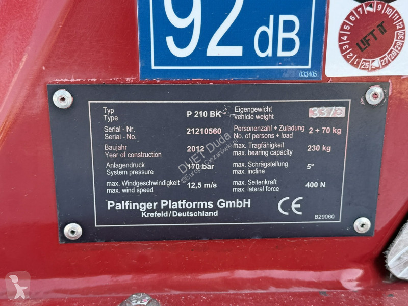 شاحنة Nissan Zwyżka Podnośnik Koszowy PALFINGER...