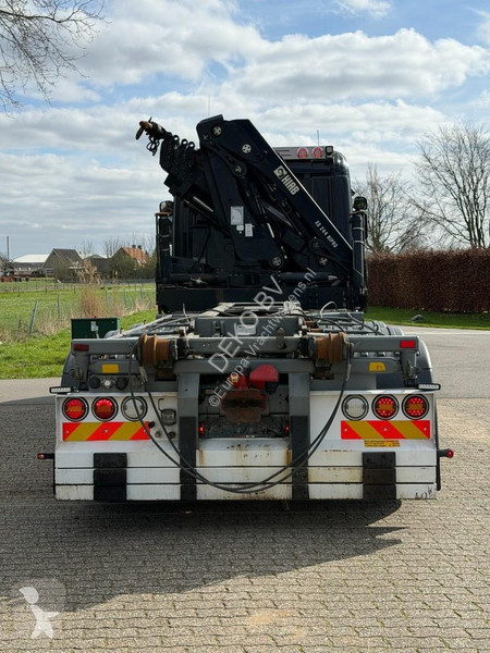 شاحنة Scania R580 V8 8x4 !!TRIPE HIAB 24 TM...