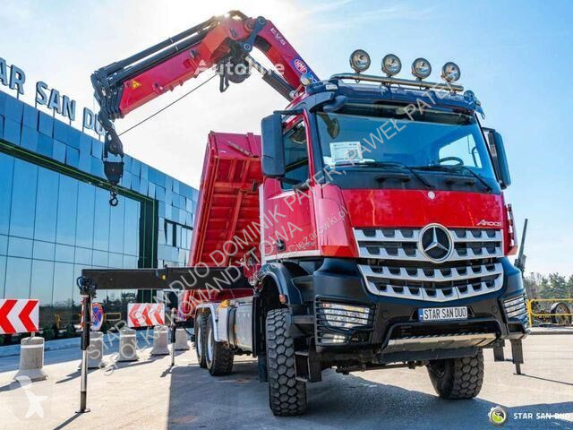شاحنة Mercedes AROCS 3345 6x6 HMF 3220 Winch...