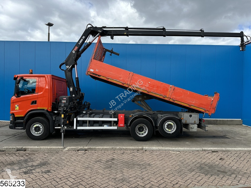 شاحنة Scania 410 EURO 6d, CN, 6x2, Retarder, Hiab