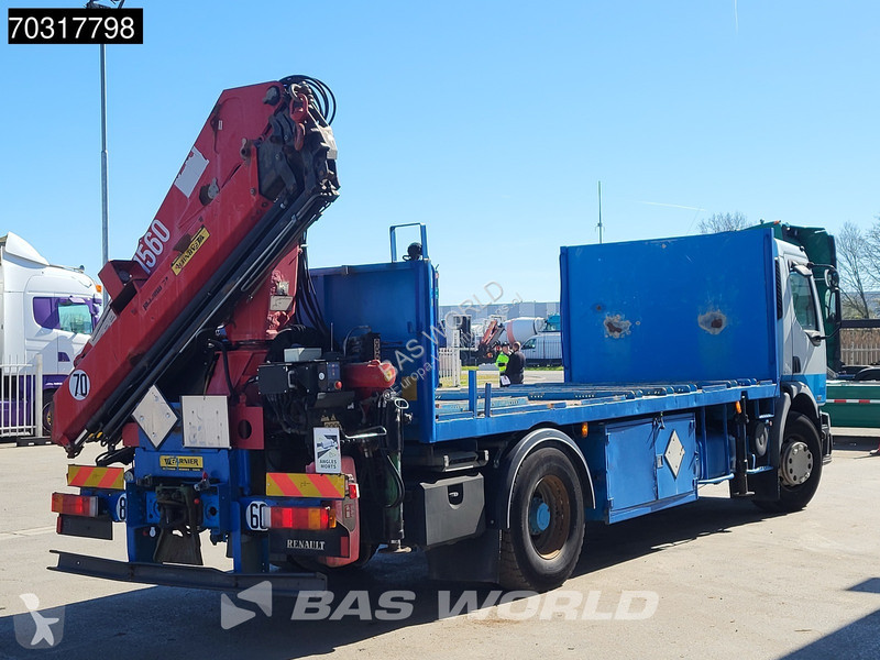 شاحنة Renault 370 4X2 HMF 1560 K4 Kran Crane...