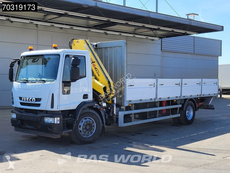 شاحنة Iveco 180E300 4X2 Hyva V911 3S Crane Kran...