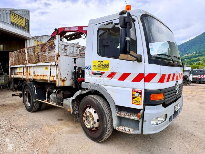 شاحنة Mercedes  ATEGO 1218 Camion benne grue...