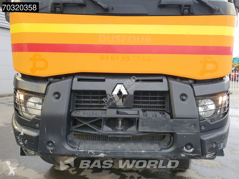 شاحنة Renault K 480 8X4 16m3 tipper Steel...