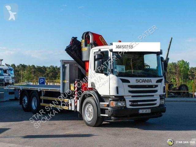 شاحنة Scania P400 6x2 PALFINGER PK 34002 SH Crane