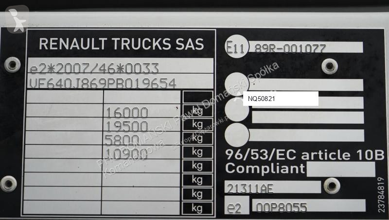 Camion Renault D 16 / 250 / ACC / E 6 / FIRANKA...