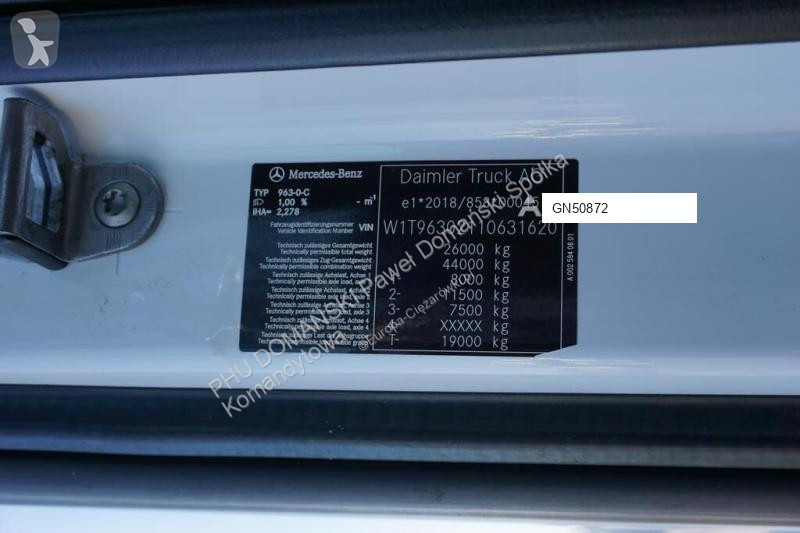 شاحنة مقطورة Mercedes / TANDEM