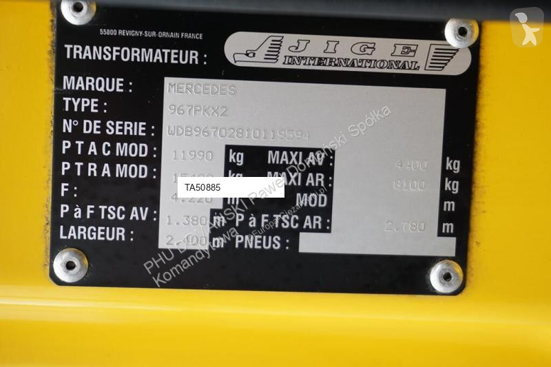 شاحنة Mercedes ATEGO / 1224 / ACC / EURO 6 /...