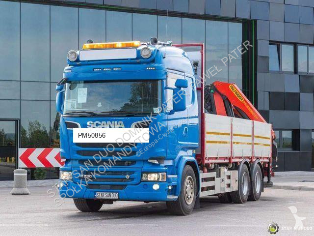 شاحنة Scania R730 6X4 PALFINGER PK 33002 EH Crane