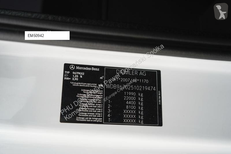 Камион Mercedes ATEGO / 1221 / ACC / EURO 6 /...