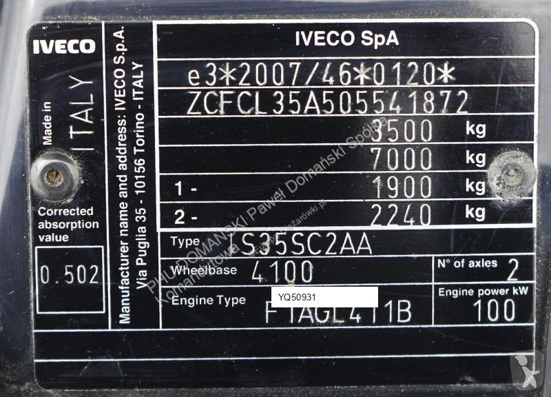 Samochód dostawczy Iveco / DAILY / 35S14 / 2,3...