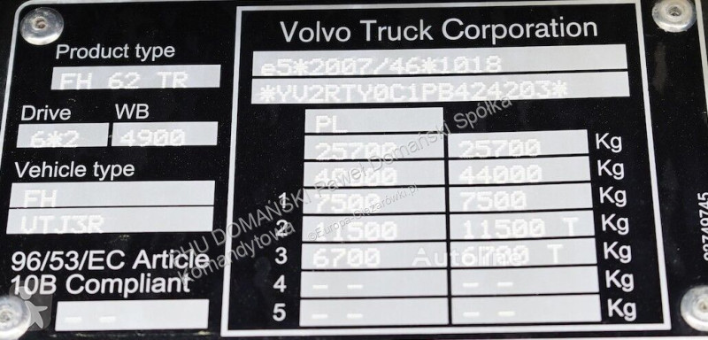 Грузовик Volvo / TANDEM,