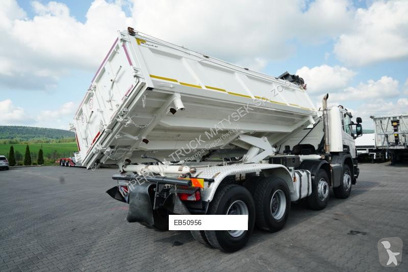 شاحنة Scania P 440 / 8x4 / WYWROTKA 2 STRONNA /...