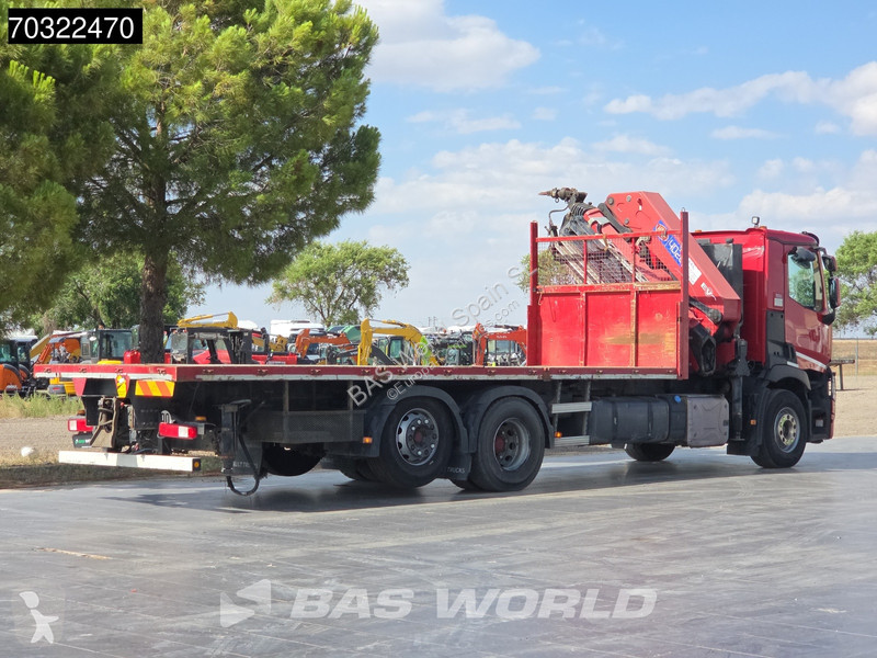 شاحنة Renault C 380 6X2 Grua HMF 4020 6x...