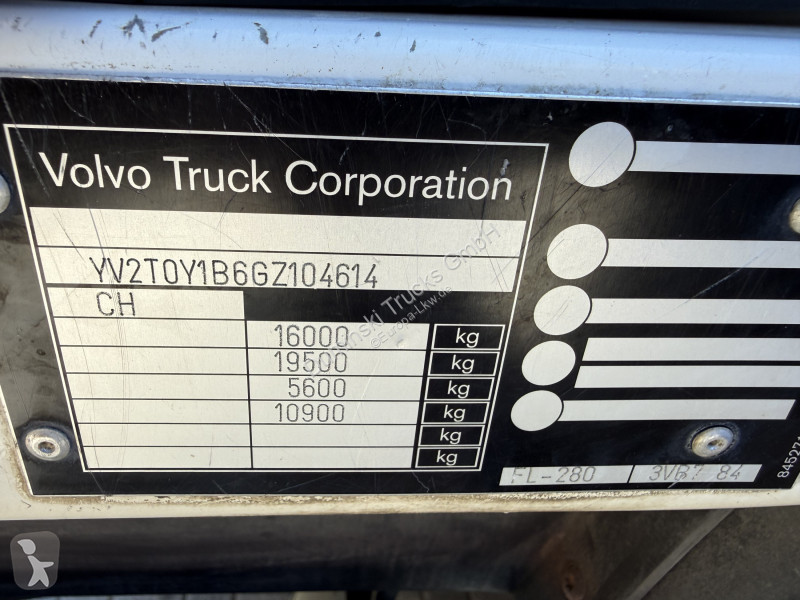 شاحنة Volvo FL280.16 4X4 Fahrgestell/ Chassis