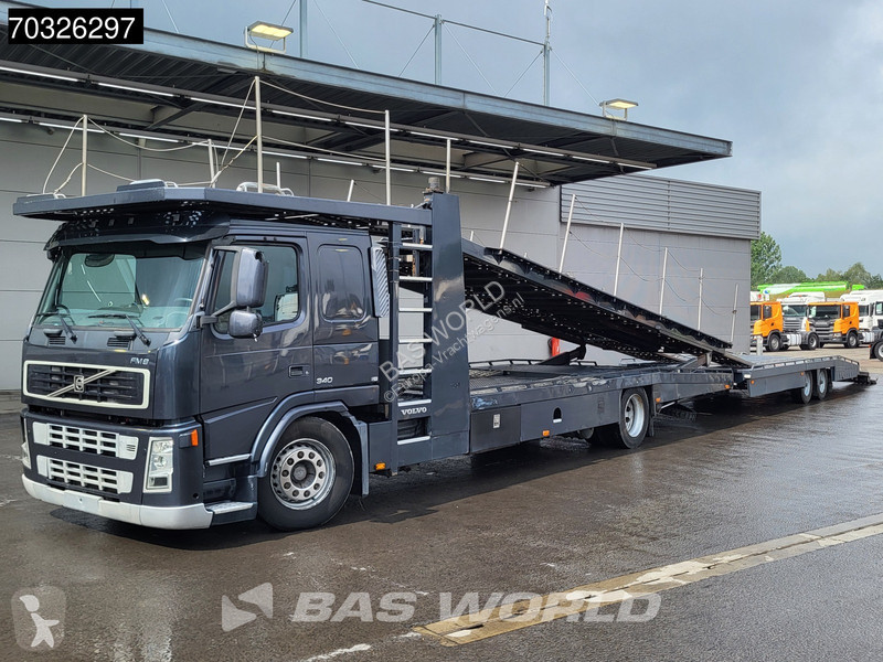 شاحنة Volvo 340  4X2 Tijhof Car transporter...