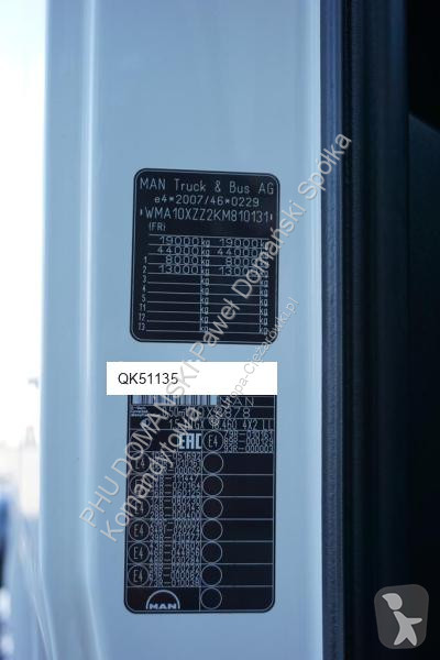 شاحنة MAN TGX / 18.460 / ACC / E 6 / XLX / BDF...