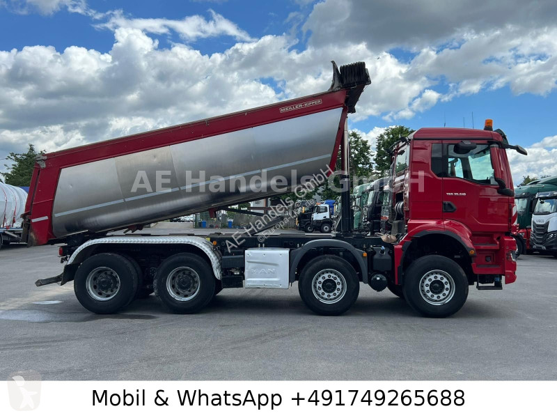 شاحنة MAN 35.510 8x4 BB Meiller 17m³ Thermo...