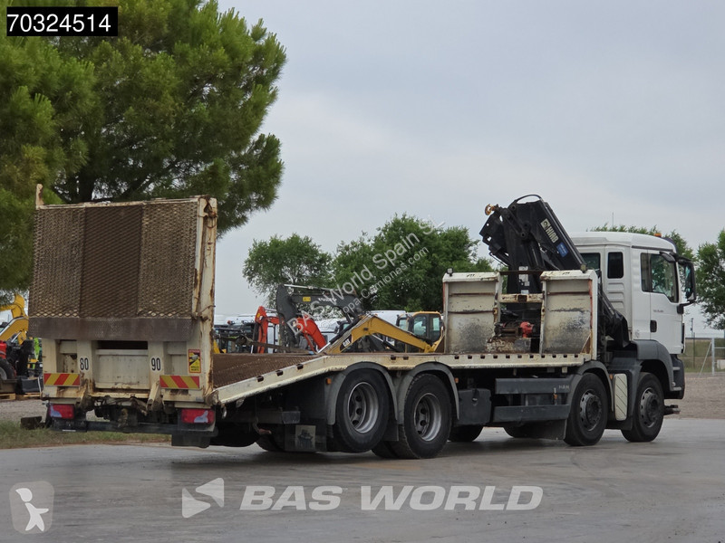 شاحنة MAN 35.360  8X2 Grua HIAB 166 Rampas...