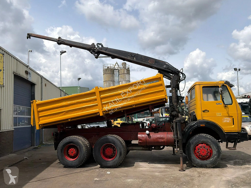 Ciężarówka Mercedes SK Kipper + Crane 6x6 V8...