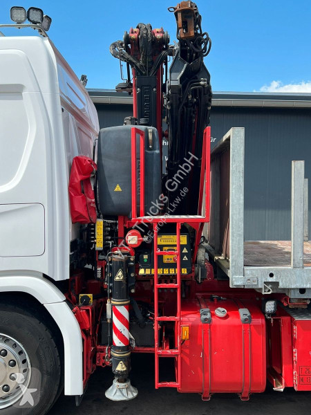 شاحنة Scania 410 6x2 BDF-ritsche mit Fassi...