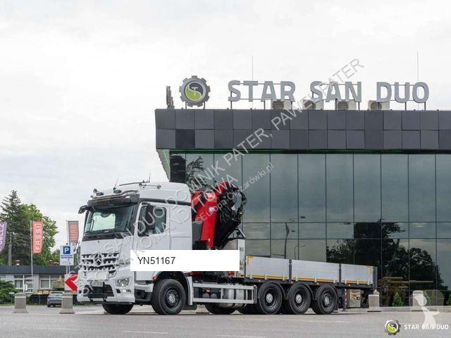 شاحنة Mercedes AROCS 3253 8x4 HMF 5020 Fly Jib...