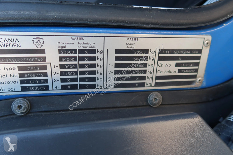 Camion Scania 380 114G