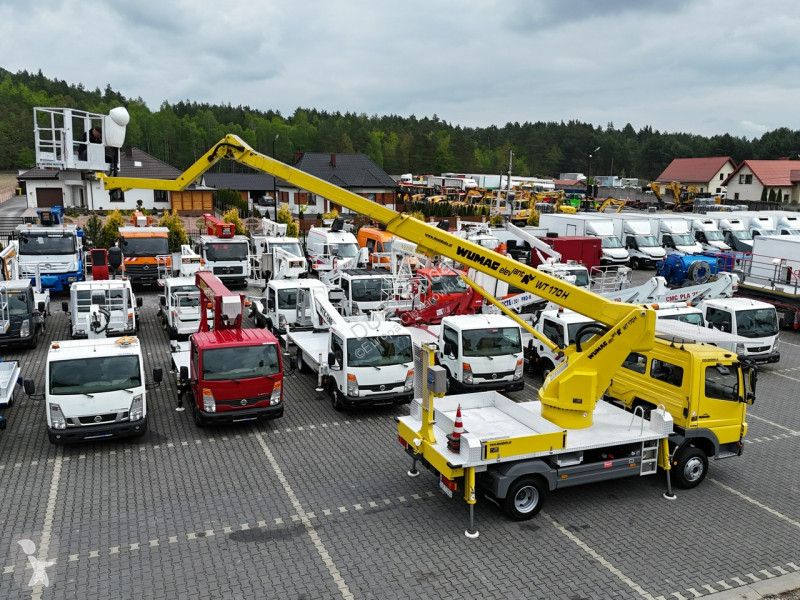Camion Mercedes Zwyżka WUMAG WT 170 17m w bok...