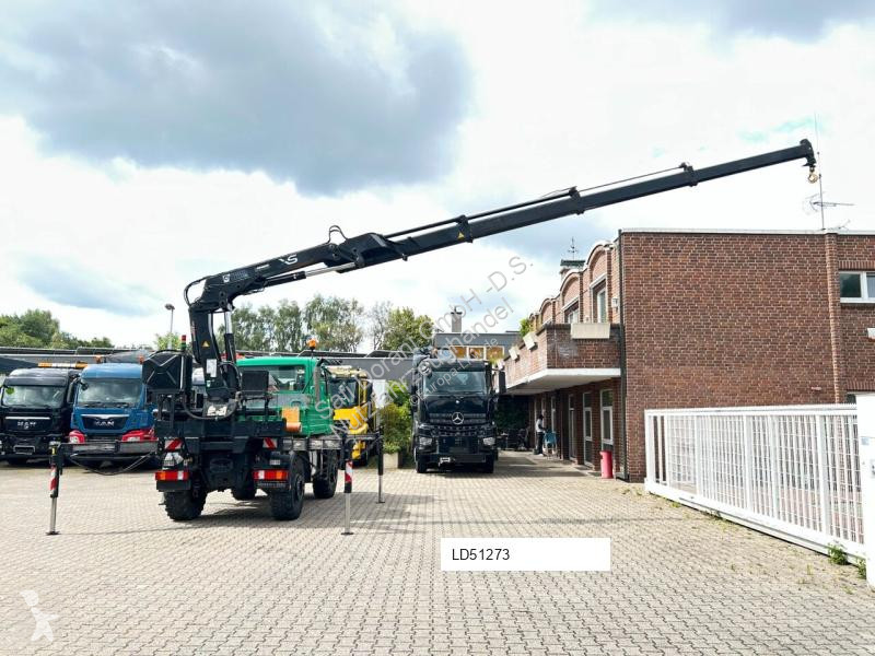 شاحنة Mercedes U400 + HIAB 122E 4x4