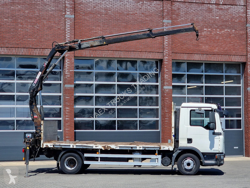 شاحنة MAN 12.210 - HIAB 077 DUO Crane / Grua -...