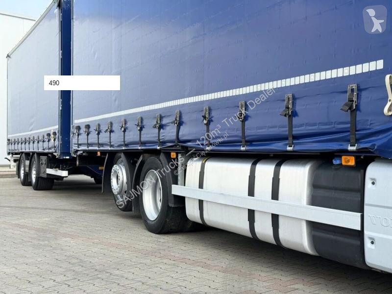 شاحنة مقطورة Volvo FH 460 / ZESTAW TANDEM 120M3...
