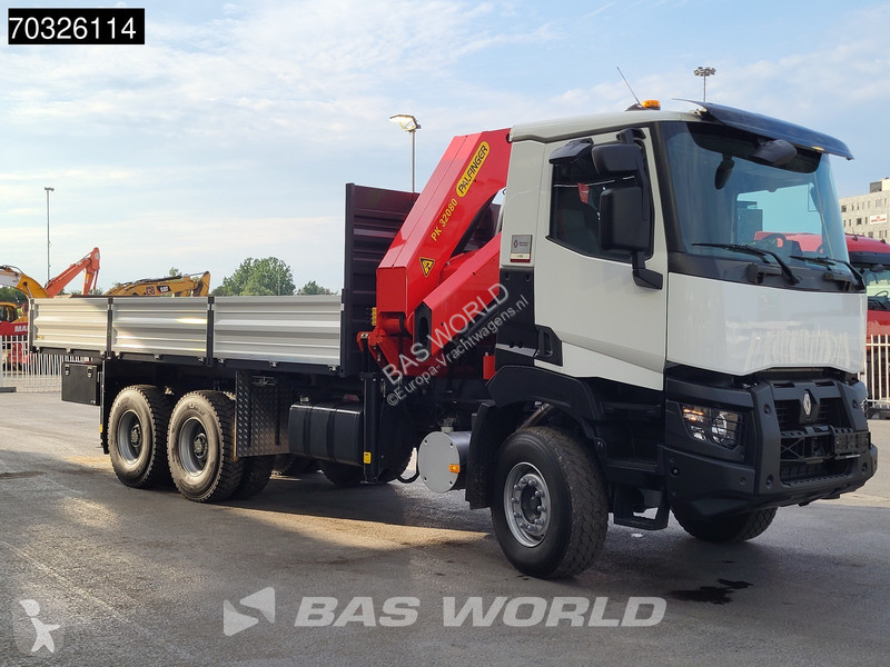 شاحنة Renault K 6X4 NEW! EURO 3 Palfinger...