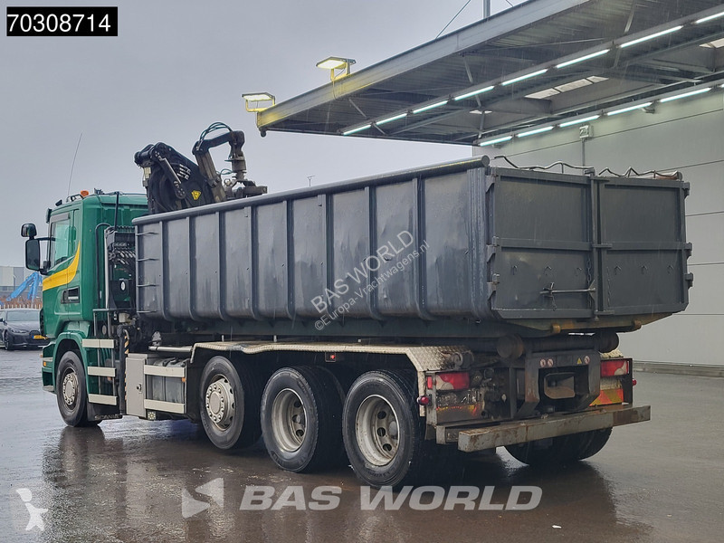 شاحنة Scania R440 8X2 alfinger Q150Z82 Kran...