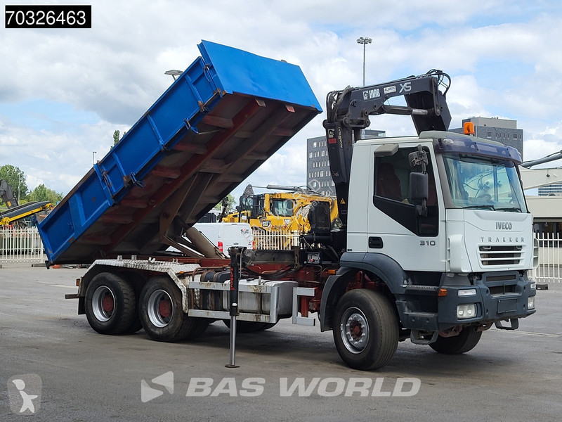 شاحنة Iveco 310 6X4 HIAB 122 Duo Kran Crane 8m3...