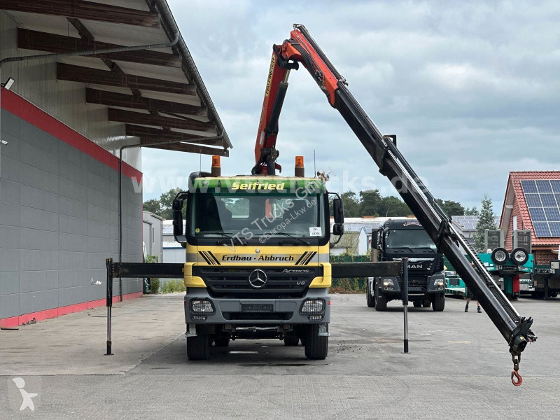 Camion Mercedes 1850 V8 MP2 4x4 BB Meiller-DSK,...