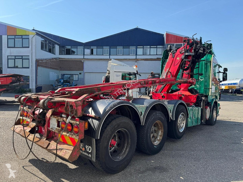شاحنة Scania R500 8X2 + EPSION (YEAR 2014!)...