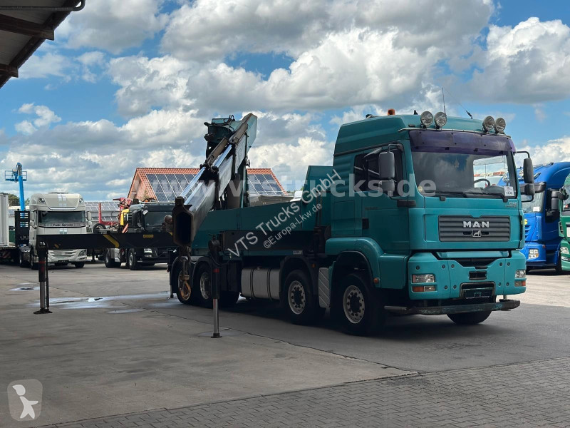 شاحنة MAN 35.430 8x4 BL Baustoff PALFINGER...