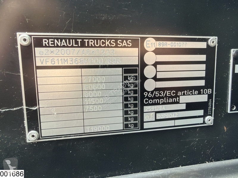 شاحنة مقطورة Renault T 520 6x2, EURO 6D,...