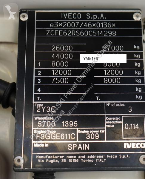 Camión Iveco / 420 / E 6 / KONTENER + WINDA /...